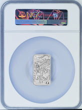 Load image into Gallery viewer, 2022 Dragon 1oz .9999 Silver Rectangular $1 Dollar Bar COIN NGC MS 70 ER