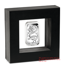 Load image into Gallery viewer, 2019 Dragon 1oz PROOF Silver Rectangular $1 COIN NGC PF 70 FR Lunar Label