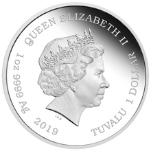 Load image into Gallery viewer, 2019 Barbie 60th Anniversary 1 oz Silver Proof Colorized $1 Coin