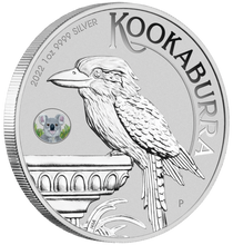 Load image into Gallery viewer, 2022 ANDA BRISBAN Expo Special Kookaburra 1oz $1 Silver Coin w/ KOALA PRIVY MARK