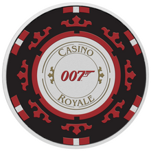 Load image into Gallery viewer, JAMES BOND CASINO ROYALE CASINO CHIP 2023 1oz SILVER $1 Colored Coin In Card