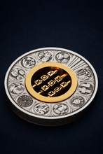 Load image into Gallery viewer, 2022 GAMES THROUGH THE AGES Tic-Tac-Toe 2oz .9999 SILVER $2 ANTIQUED COIN