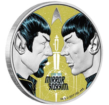 Load image into Gallery viewer, 2017 Star Trek The Original Series MIRROR, MIRROR 1oz Silver Proof Coin