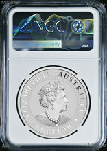 Load image into Gallery viewer, 2022 P Australia Silver Kangaroo NGC MS 70 $1 1 oz Coin FLAG ER Label PERFECT