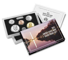Load image into Gallery viewer, 2021 US Mint SILVER Proof Set 21RH w/ OGP COA Perfect Mint Condition