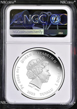 Load image into Gallery viewer, 2023 James Bond 007 LIVE AND LET DIE SILVER PROOF Colored $1 1oz COIN NGC PF70 E