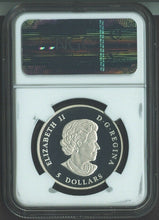 Load image into Gallery viewer, 2013 CANADA MAPLE LEAF HIGH RELIEF PIEDFORT FR 1 oz Silver $5 Coin NGC PF70 UC