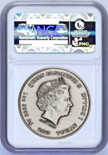 Load image into Gallery viewer, 2023 Royal Casino CHIP .9999 Antiqued SILVER $1 1oz COIN NGC MS70 James Bond 007