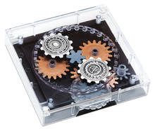 Load image into Gallery viewer, 2020 INDUSTRY IN MOTION 1oz Antiqued SILVER GEAR-SHAPED TWO-COIN SET (2oz total)