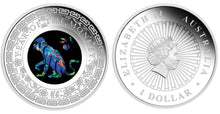 Load image into Gallery viewer, Australia Opal Series Lunar Year of the Monkey 2016 1oz Silver Proof $1 Coin