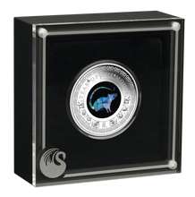 Load image into Gallery viewer, 2020 Australia Opal Series Lunar Year of the Mouse 1oz Silver Proof $1 Coin