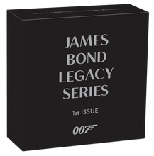 Load image into Gallery viewer, JAMES BOND LEGACY SERIES 1st ISSUE 2021 1oz SILVER PROOF COLOURED $1 dollar COIN
