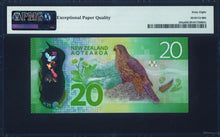 Load image into Gallery viewer, New Zealand 20 Dollars 2015-16 P-193a Queen Elizabeth Uncirculated Grade 68 PMG