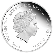 Load image into Gallery viewer, JAMES BOND LEGACY SERIES 1st ISSUE 2021 1oz SILVER PROOF COLOURED $1 dollar COIN