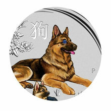 Load image into Gallery viewer, 2018 Australia Lunar Year of the DOG 1 Kilo Gemstone Silver $30 Coin NGC SP 70
