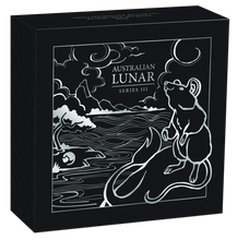 Load image into Gallery viewer, 2020 Year of the Mouse 2oz .9999 SILVER $2 First Lunar ANTIQUED COIN