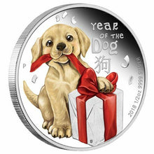 Load image into Gallery viewer, 2018 P Australia PROOF Silver Lunar Year of the DOG Baby NGC PF 70 1/2oz Coin