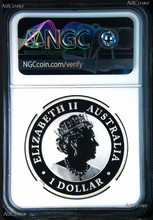 Load image into Gallery viewer, 2021 ANDA Brisbane Money Show Colored Koala 1oz Silver Coin NGC MS70 FR