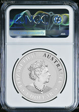 Load image into Gallery viewer, 2022 P Australia Silver Kangaroo NGC MS 70 $1 1 oz Coin Blue FR Label PERFECT