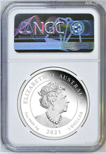 Load image into Gallery viewer, 2021 QUEEN ELIZABETH 95th Birthday Silver+GOLD 3-Coin Set $1/$25/$200 NGC PF70