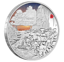 Load image into Gallery viewer, 2017 $1 ANZAC Spirit 100th Ann. Many Never Returned 1oz Silver Coin NGC PF70