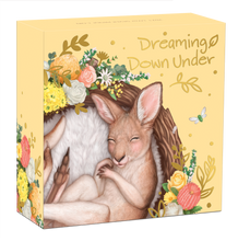 Load image into Gallery viewer, DREAMING DOWN UNDER KANGAROO 2021 1/2oz .9999 SILVER PROOF COLOURED COIN