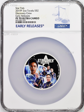 Load image into Gallery viewer, 2019 Star Trek: Discovery Crew 2oz .9999 Silver Proof $2 Coin NGC PF70 ER