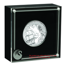 Load image into Gallery viewer, Voyage of Discovery Endeavour 1770-2020 Silver NGC PF70 1oz $1 Coin FR