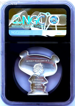 Load image into Gallery viewer, 2024 THE PINK PANTHER 60TH ANNIVERSARY Minted Mini 1oz Silver $1 Coin NGC PF70 E