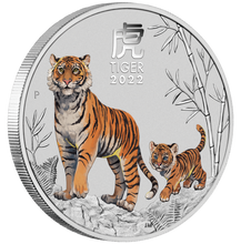 Load image into Gallery viewer, 2022 SYDNEY MONEY EXPO SHOW SPECIAL YEAR OF THE TIGER 1/4oz SILVER COLORED COIN