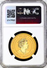 Load image into Gallery viewer, 2024 Australia Bullion 1oz GOLD Lunar Year of the DRAGON NGC MS70 $100 Coin FR