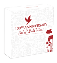 Load image into Gallery viewer, 2018 End of WWI 100th Anniversary 5oz Silver Coin NGC MS70 Australia Antiqued $8