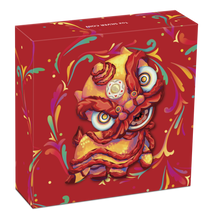 Load image into Gallery viewer, 2020 P HAPPY CHINESE NEW LUNAR YEAR DANCING LION SILVER $1 1oz COIN NGC MS70