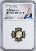 Load image into Gallery viewer, 2021 US Mint HAPPY BIRTHDAY 5-Coin-Set Dime Half Penny Nickel Quarter NGC PF69