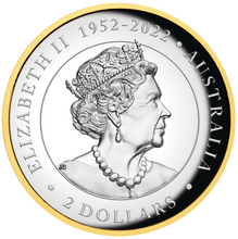 Load image into Gallery viewer, *2000 Mintage* 2023 Gilt High Relief Kookaburra 2oz $2 Silver Proof Coin