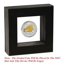 Load image into Gallery viewer, 2018 TUVALU MONEY TOAD SILVER GILT w/ 24k gold $1 1oz COIN NGC MS 70 GILDED ER
