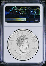 Load image into Gallery viewer, 2022 P Australia Silver Koala NGC MS 70 $1 1 oz Coin Blue FR Flag Label PERFECT