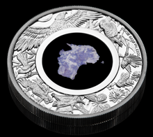 Load image into Gallery viewer, Australian 2022 1oz Silver Proof $1 LEPIDOLITE Coin Great Southern Land