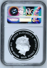 Load image into Gallery viewer, 2015 P Tuvalu 1 Oz Silver Good Fortune Goat Wealth Wisdom 2 Coin Set NGC PF70