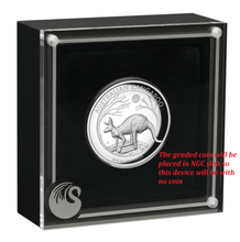 Load image into Gallery viewer, 2019 P Australia HIGH RELIEF 1oz Silver Kangaroo $1 Coin NGC PF70 FR Blu Label