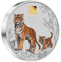 Load image into Gallery viewer, 2022 Lunar Year of the TIGER 1 Kilo Silver $30 Coin NGC MS70 w/ Gold Privy Mark