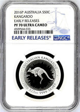 Load image into Gallery viewer, 2016 Australia Red Kangaroo Silver Proof 4 Coin Set NGC PF 70 1 1/2 1/4 1/10 oz