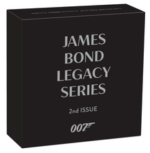 Load image into Gallery viewer, 2022 James Bond Legacy 2nd Issue Roger Moore SILVER PROOF $1 1oz COIN NGC PF70 E