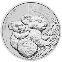 Load image into Gallery viewer, 2023 Australia Koala 1oz $1 Pure Silver .9999 Bullion Coin in Mint Capsule