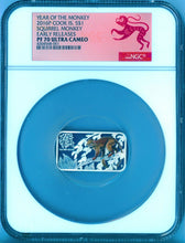 Load image into Gallery viewer, Lunar Calendar 2016 Year of the Monkey 1oz Silver Proof 4-Coin Set NGC PF70 Coin