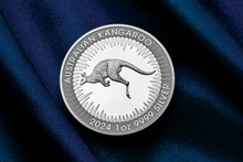 Load image into Gallery viewer, AUSTRALIA KANGAROO KING CHARLES III OBVERSE 1st ISSUE 2024 1oz SILVER PROOF COIN