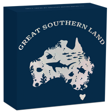 Load image into Gallery viewer, Australian 2021 1oz Silver Proof $1 MOTHER OF PEARL Coin Great Southern Land