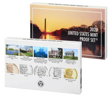 Load image into Gallery viewer, 2020 S US Mint 10 Coin Proof Set w/AB QUARTERS w/Box/COA 20RG