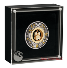 Load image into Gallery viewer, 2022 Christmas JINGLE BELL 2oz Silver Antiqued Gilt Coin NGC MS 70 FR