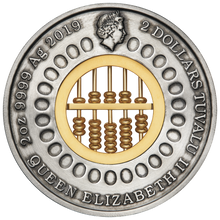 Load image into Gallery viewer, 2019 Abacus 2oz Silver Antiqued Coin NGC MS 70 FR